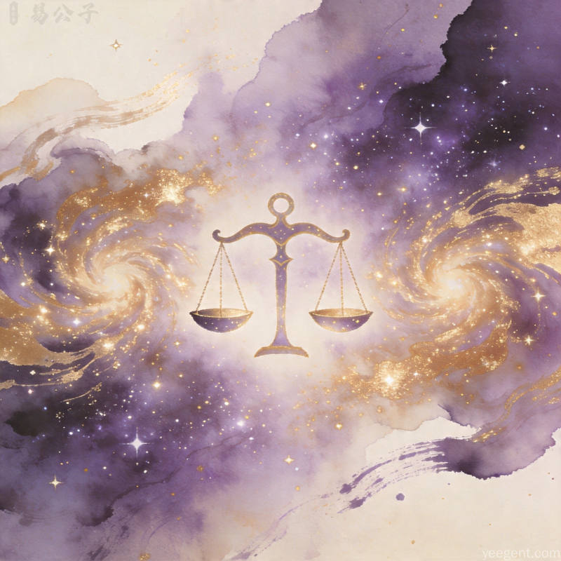 十二星座主题插图:十二星座符号与星空元素的组合的艺术化呈现