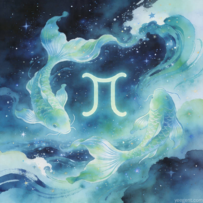 月十二星主题插图:星座符号与银河元素搭配的艺术化呈现
