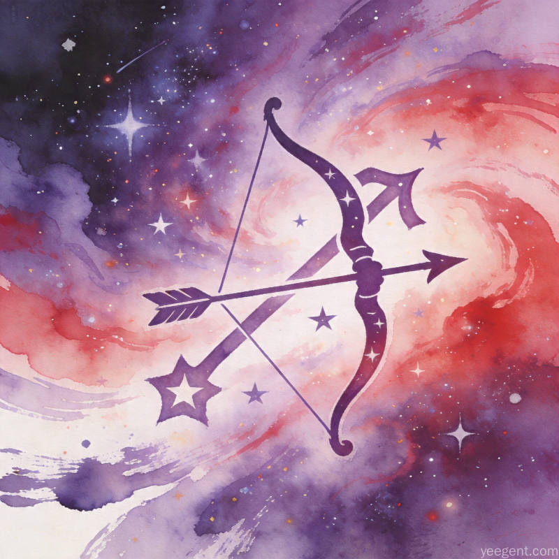 十二星座主题插图:星座主题的星空构图的艺术化呈现