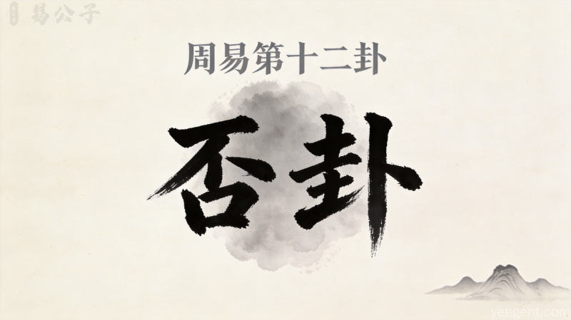周易第十二卦否卦封面图
