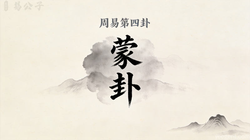 周易第四卦蒙卦封面图