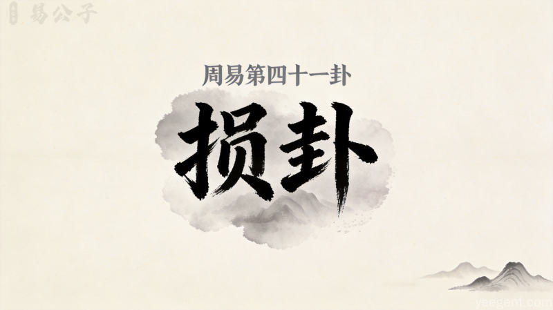 周易第四十一卦损卦封面图