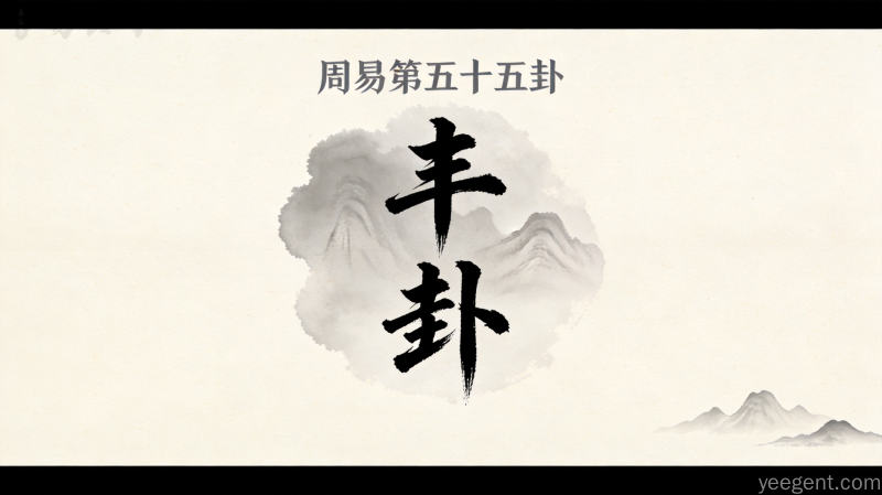 周易第五十五卦丰卦封面图