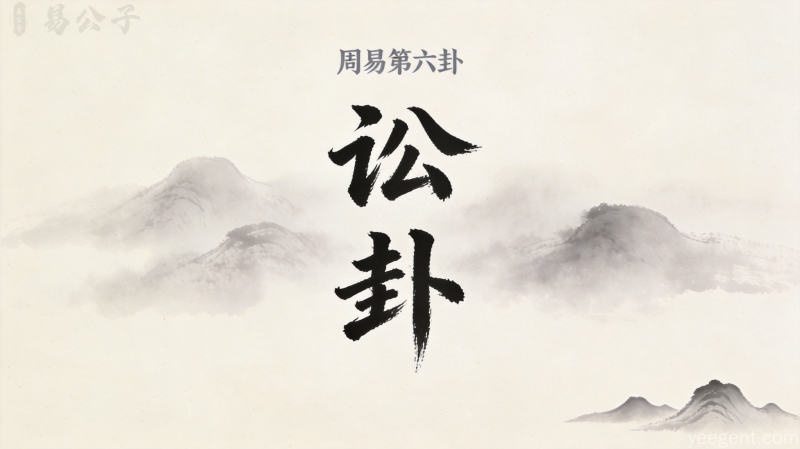 周易第六卦讼卦封面图