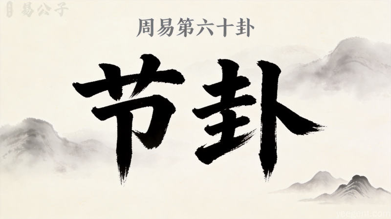 周易第六十卦节卦封面图