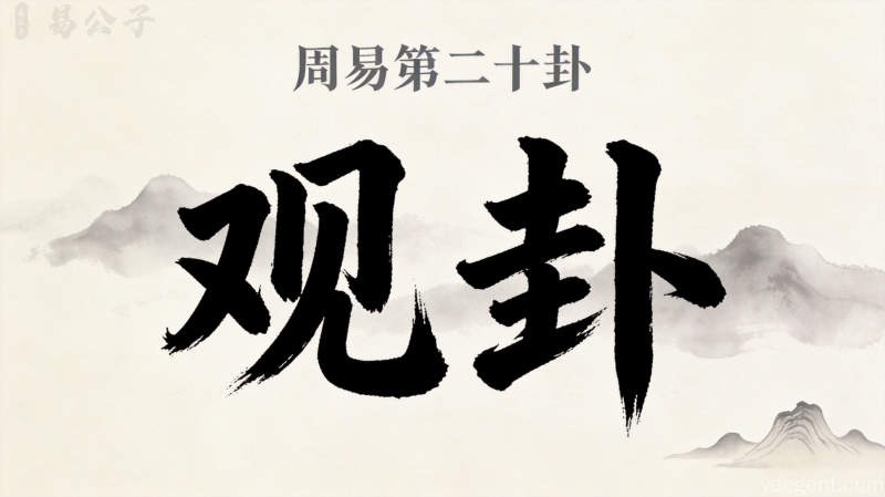 周易第二十卦观卦封面图
