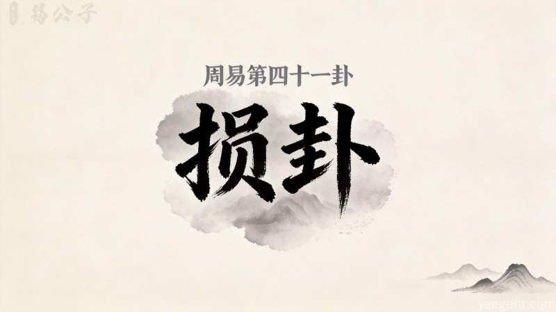 周易第四十一卦损卦封面图