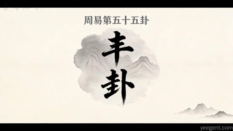 周易第五十五卦丰卦封面图
