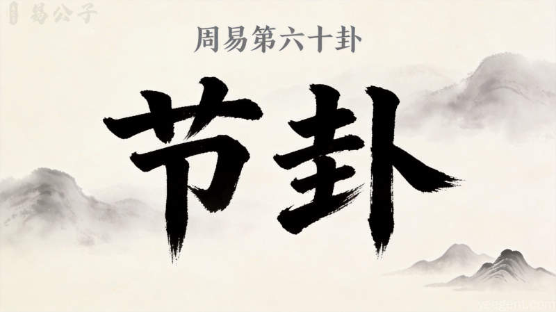 周易第六十卦节卦封面图